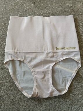 Juicy Couture Cream Kids Leggings with Gold Logo